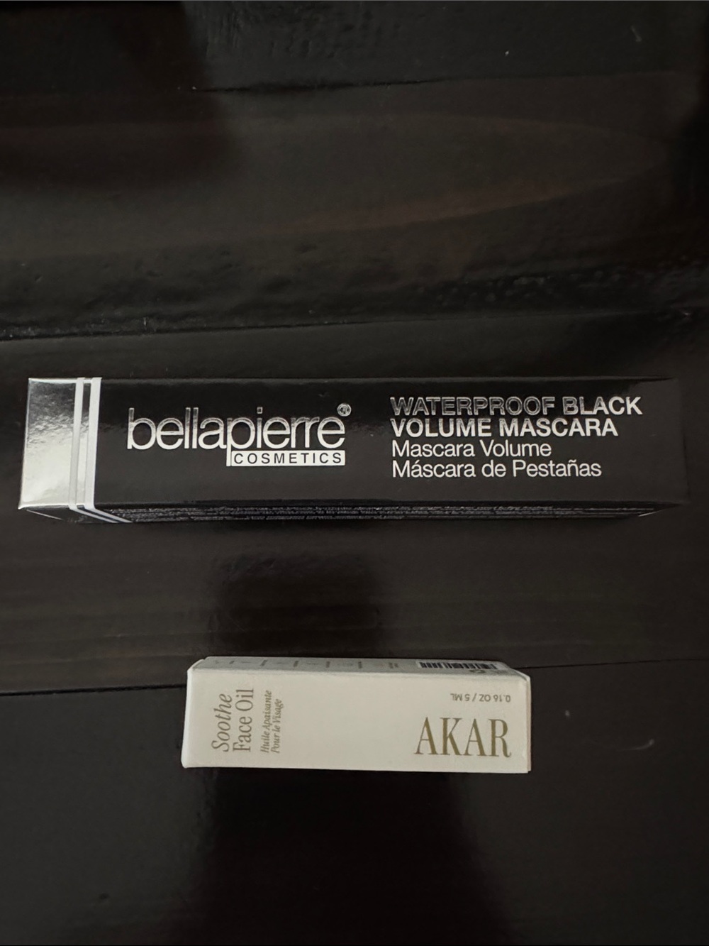 Bellapierre Waterproof Black Mascara with  AKAT Soothe Face Oil